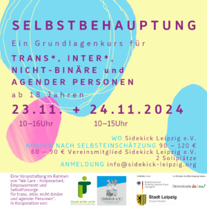 Flyer Selbstbehauptung