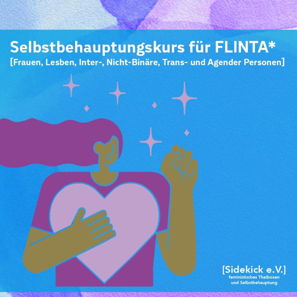 Flyer Selbstbehauptungskurs für FLINTA-Personen